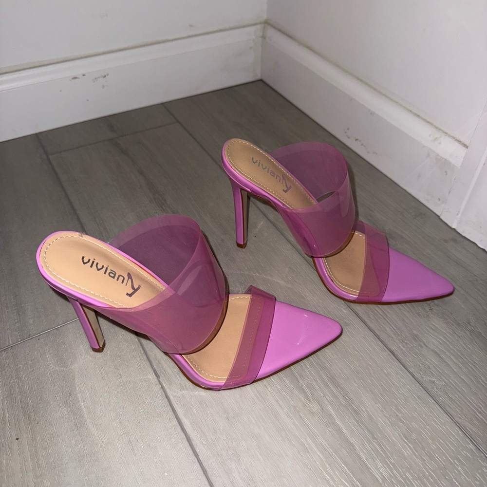 Pink heels